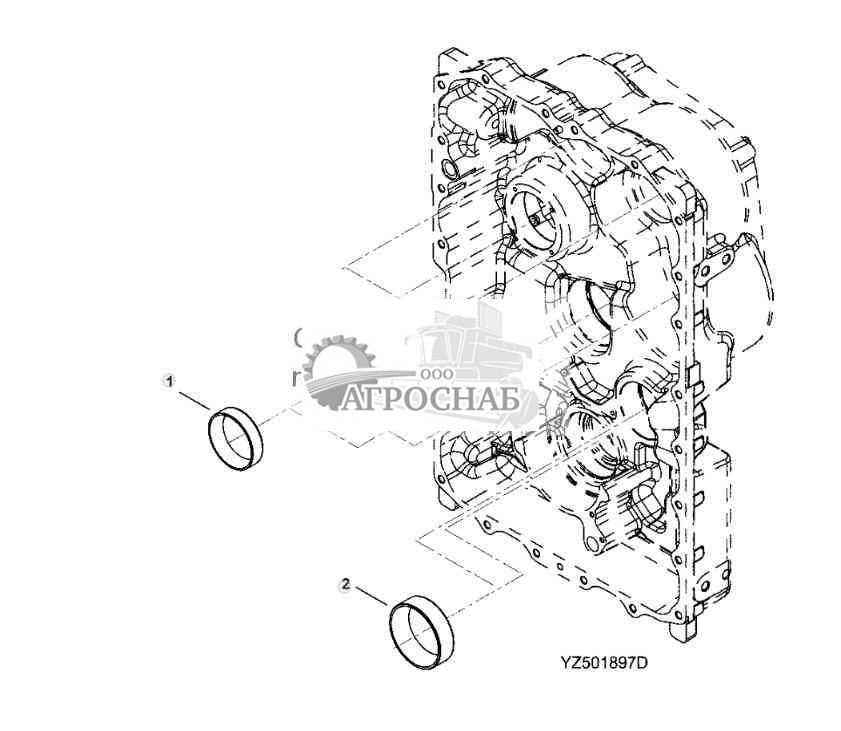TRANSMISSION FRONT HOUSING (INSIDE) 